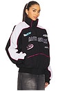 view 2 of 4 Racing Track Jacket in Black