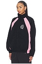view 2 of 4 BLOUSON DE SURVÊTEMENT TRACK in Black & Pink