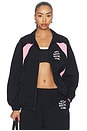 view 3 of 4 BLOUSON DE SURVÊTEMENT TRACK in Black & Pink