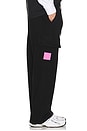 view 5 of 7 Mind Games Cargo Sweatpant in Black