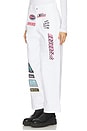 view 3 of 7 Patched Up Racing Pants in White