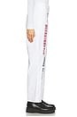 view 4 of 7 Patched Up Racing Pants in White