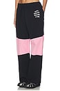 view 3 of 5 PANTALON DE SURVÊTEMENT TRACK in Black & Pink