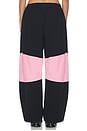 view 4 of 5 PANTALON DE SURVÊTEMENT TRACK in Black & Pink