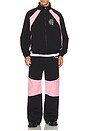 view 4 of 5 PANTALON DE SURVÊTEMENT TRACK in Black & Pink
