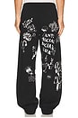 view 4 of 5 PANTALÓN ILLUSTRATED in Black