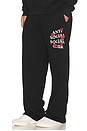 view 1 of 7 PANTALÓN EMBROIDERED in Black