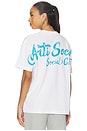 view 1 of 4 Airbrush Mind Games Tee in White