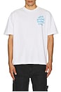 view 3 of 4 Airbrush Mind Games Tee in White