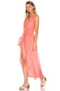 view 1 of 3 ROBE MAXI PIER in Hot Coral