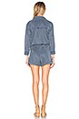 view 3 of 4 Leone Romper in Light Navy