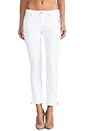 view 1 of 7 Evans Crop Skinny in White