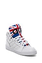 view 2 of 6 Instinct Hi in White & Collegiate Red