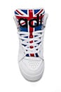 view 3 of 6 Instinct Hi in White & Collegiate Red