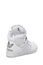 view 4 of 6 Instinct Hi in White & Collegiate Red