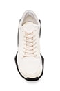 view 3 of 6 Tech Runner in White & Black in White & White & Black