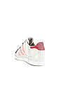 view 3 of 6 Superstar Sneaker in Off White & Bright Red & Grey Three F17
