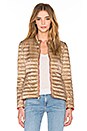 view 1 of 5 Reversible Down Jacket in Scarlet & Colonial
