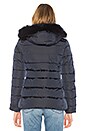 view 4 of 5 Down Fur Trim Jacket in Navy