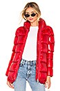 view 1 of 5 Down Jacket in Red in Scarlet