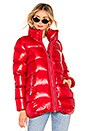 view 2 of 5 Down Jacket in Red in Scarlet