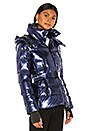 view 3 of 6 Down Jacket With Detachable Hood in Blue Metal