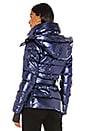 view 4 of 6 Down Jacket With Detachable Hood in Blue Metal