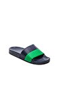 view 2 of 5 Two Tone Adilette in Col Navy Green