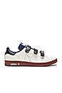 view 1 of 6 RS Stan Smith CF in Cream White & Dark Blue & Fox Brown