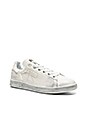view 2 of 6 Stan Smith Aged Sneaker in White & Black