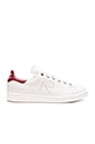 view 1 of 6 Stan Smith Sneaker in Vintage White & Collegiate Burgundy