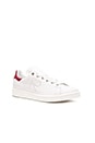 view 2 of 6 Stan Smith Sneaker in Vintage White & Collegiate Burgundy