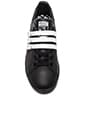 view 4 of 6 Stan Smith Strap Sneaker in Core Black & Vintage White