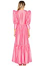 view 3 of 3 ROBE MAXI VOLUMINOUS SLEEVES in Pink