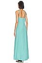 view 3 of 3 Vintage Orchid Maxi Dress in Turquoise