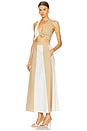 view 3 of 4 Solid Giardino Top & Skirt Set in Off White