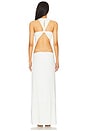view 3 of 3 X Sabine Getty Open Back Maxi Dress in Off White