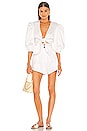 view 4 of 4 Pleated Short in White