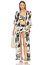 view 1 of 4 Victoria Regia Long Robe in Off White