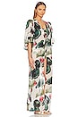 view 3 of 4 Victoria Regia Long Robe in Off White