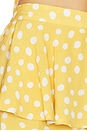 view 6 of 6 PANTALÓN PIERNA ANCHA PEPLUM in Cashew Yellow