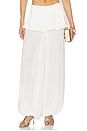 view 1 of 6 Peplum Pant in Off White