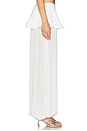 view 3 of 6 Peplum Pant in Off White