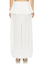 view 4 of 6 Peplum Pant in Off White