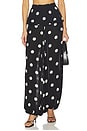 view 1 of 6 Polka Dot Peplum Pants in Black