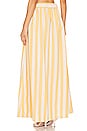 view 3 of 4 Riviera Maxi Skirt in Off White & Yellow
