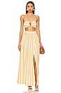 view 4 of 4 Riviera Maxi Skirt in Off White & Yellow