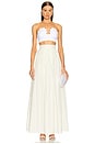 view 5 of 6 x REVOLVE Seashell Solid Long Skirt in Off White