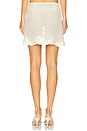 view 4 of 6 Reseau Applique Mini Skirt in Off White