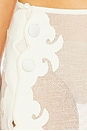 view 6 of 6 Reseau Applique Mini Skirt in Off White